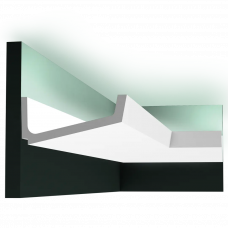 Карниз для скрытого освещения Flat Orac Decor C352 Полиуретан 2000*171*76 мм